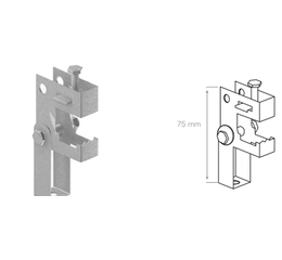 Grampo "C" 3/8" com balancim completo
